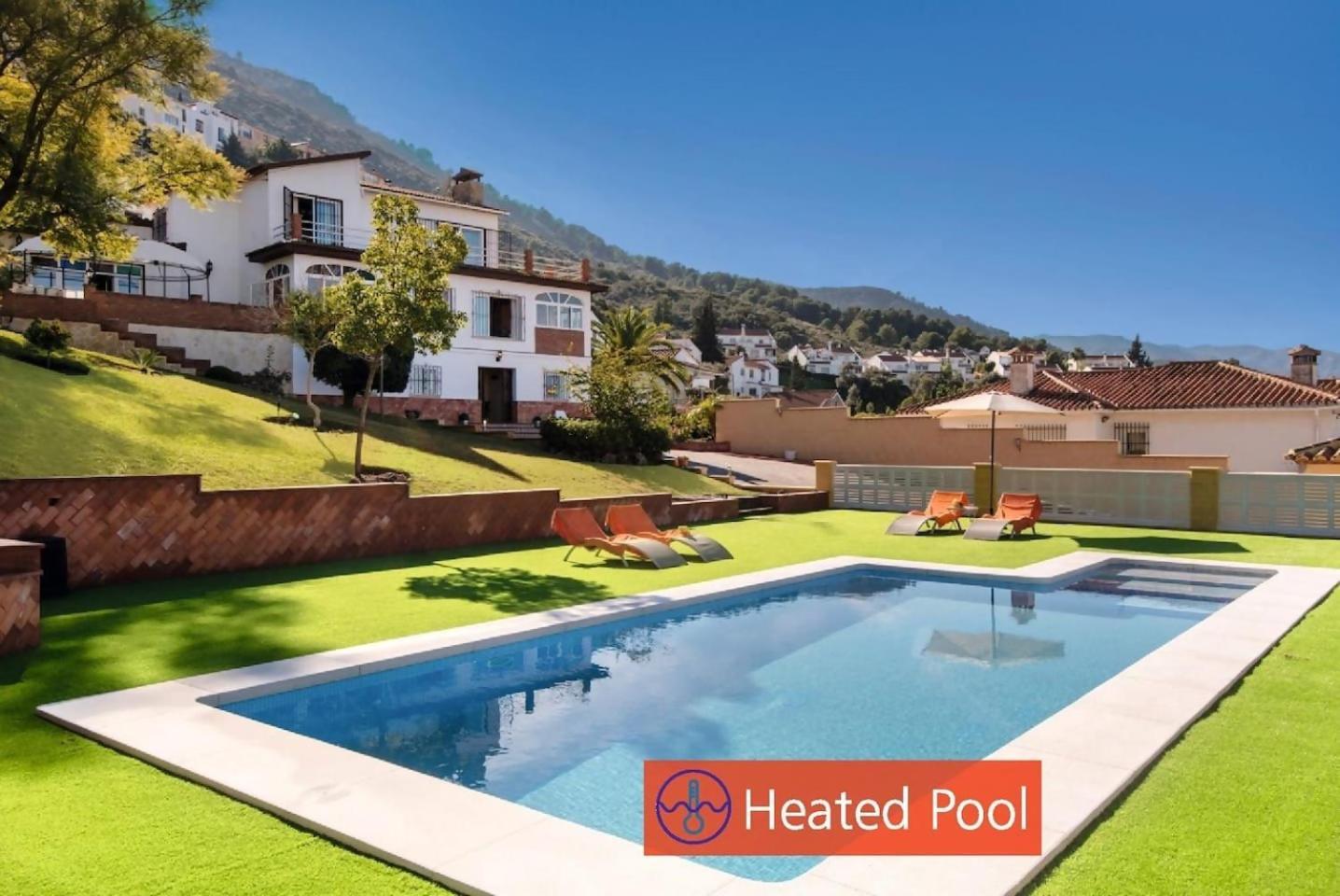 Villa Peralta, Heated And Private Pool ,Near Beach And Golf ! Alhaurín de la Torre Eksteriør bilde